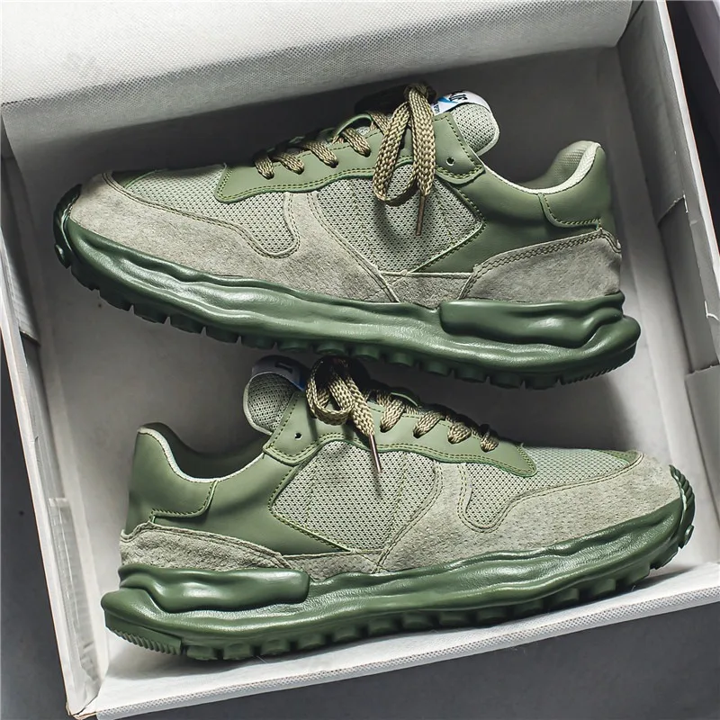 

Men's Sneakers 2025 Breathable Mesh Platform Men Shoes Lace Up Mens Running Shoes Comfortable Male Vulcanized Shoes Zapatillas