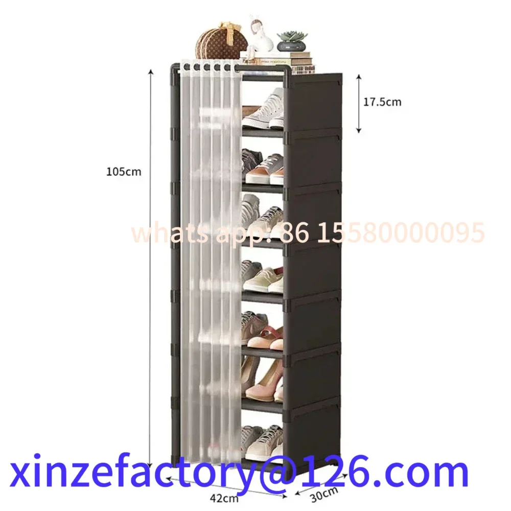 Customizable Dustproof Rack 6/7/8 Layers Shoes Storage Rack Organizer For Home Multilayer Dustproof