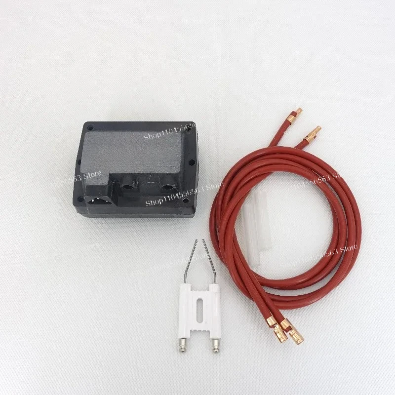 XTSF-10 Ignition Transformer for Oil Boiler Burner - 220V Input, 2-Pole with 2 Cables