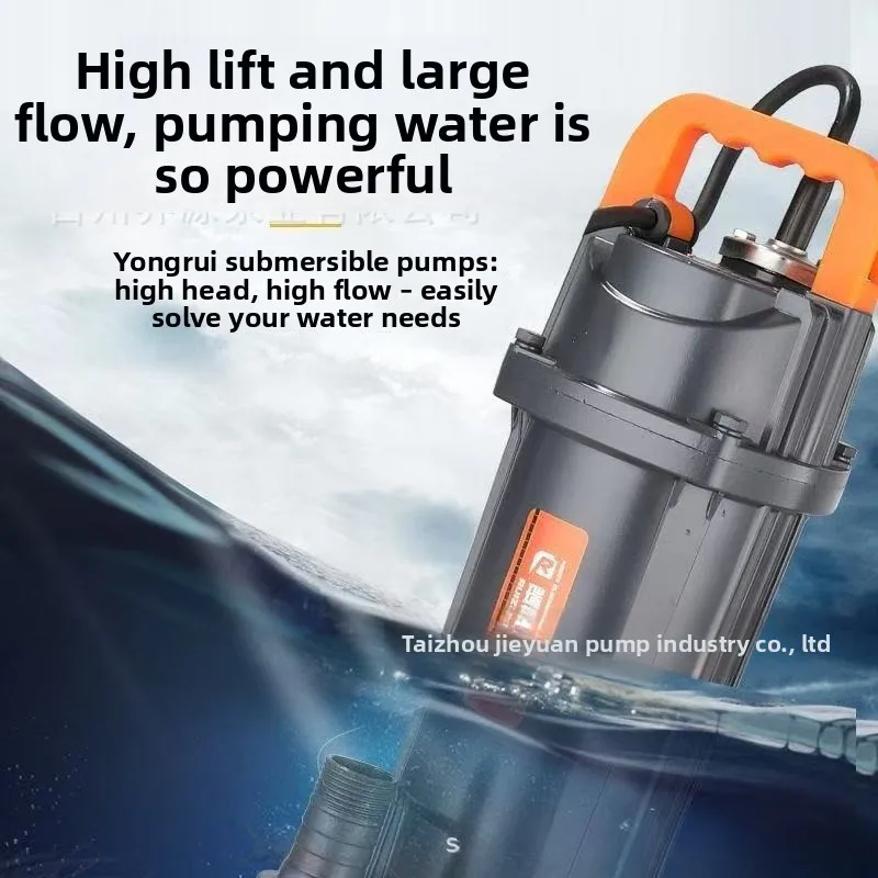 

Сельскохозяйственный погружной насос, насос для чистой воды, 220 В, большой расход, бытовой небольшой сверлочный водяной насос