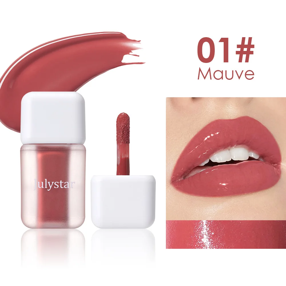 Natuurlijke glanzende lipvlek – Hydraterende tint op waterbasis met pure glans, opvullend en niet plakkerig voor een sappige glazen liplook