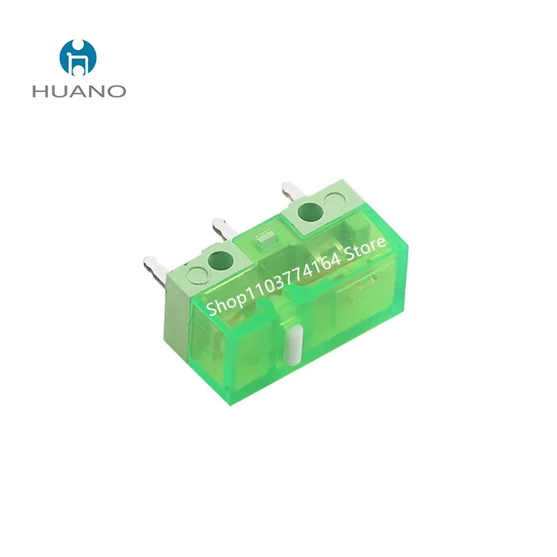 New HUANO Yellow Green Purple Transparent White Dot Mouse Micro Switch Button - 90M 100M 120 Million Click Lifespan - Image 4