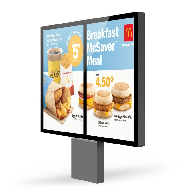 

Fanless Ultrathin Digital Signage and Display Outdoor TV Waterproof Totem High Brightness AD Player LCD Screen Advertising Kiosk