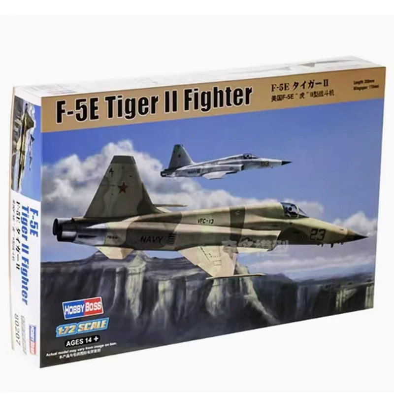 

Модель-боец Hobbyboss масштаб 80207, США, модель F-5E Tiger II, коллекционная игрушка, пластиковая сборка, набор строительных моделей