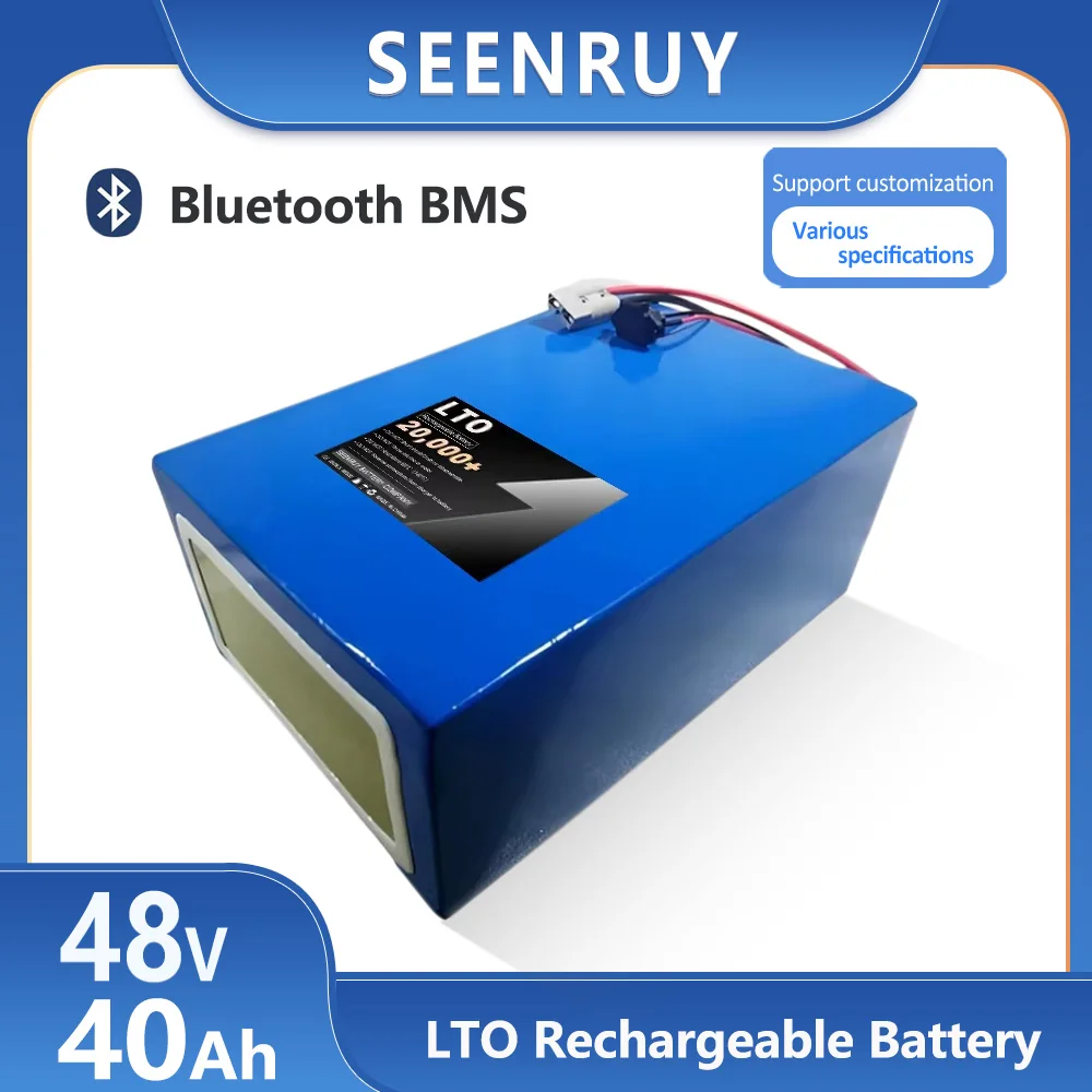 

LTO Battery 36V 50AH with BMS 30A 50A 80A For RV UPS Power Energy Storage Systems Portable Power Station