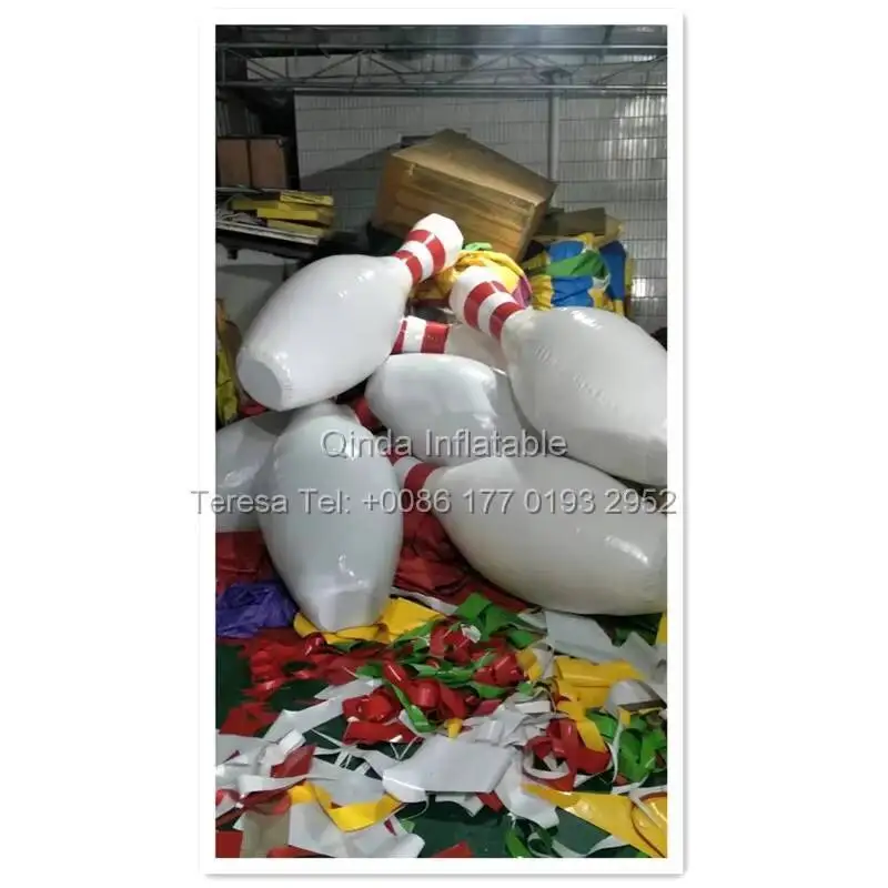 Free Air Pump 2m H Giant Bowling Ball Game Inflatable Bowling For Human Zorb Ball Game Funny Sport