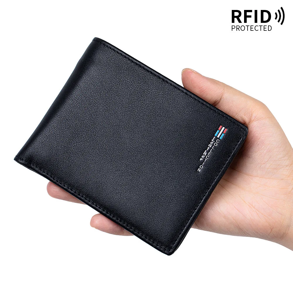 

Кошелек из натуральной кожи для мужчин, короткий кошелек из воловьей кожи для мужа, отца и парня, подарки для мужчин, тонкий мужской кошелек, cartera hombre