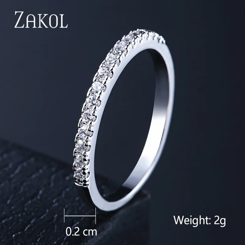 Women's Multicolor Cubic Zirconia Wedding Ring