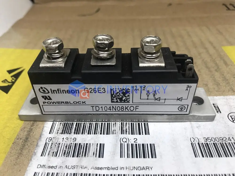 1PCS EUPEC/INFINEON  TD104N08KOF Power Module Supply New 100% Quality Guarantee