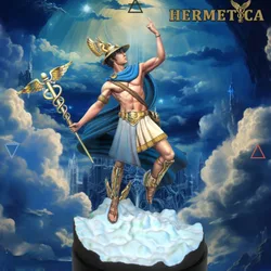 1/24 Scale Inspiration God of Wisdom Hermes Resin Figure Model Kit Amazing Miniatures for Collectors and Painters  Unpainted