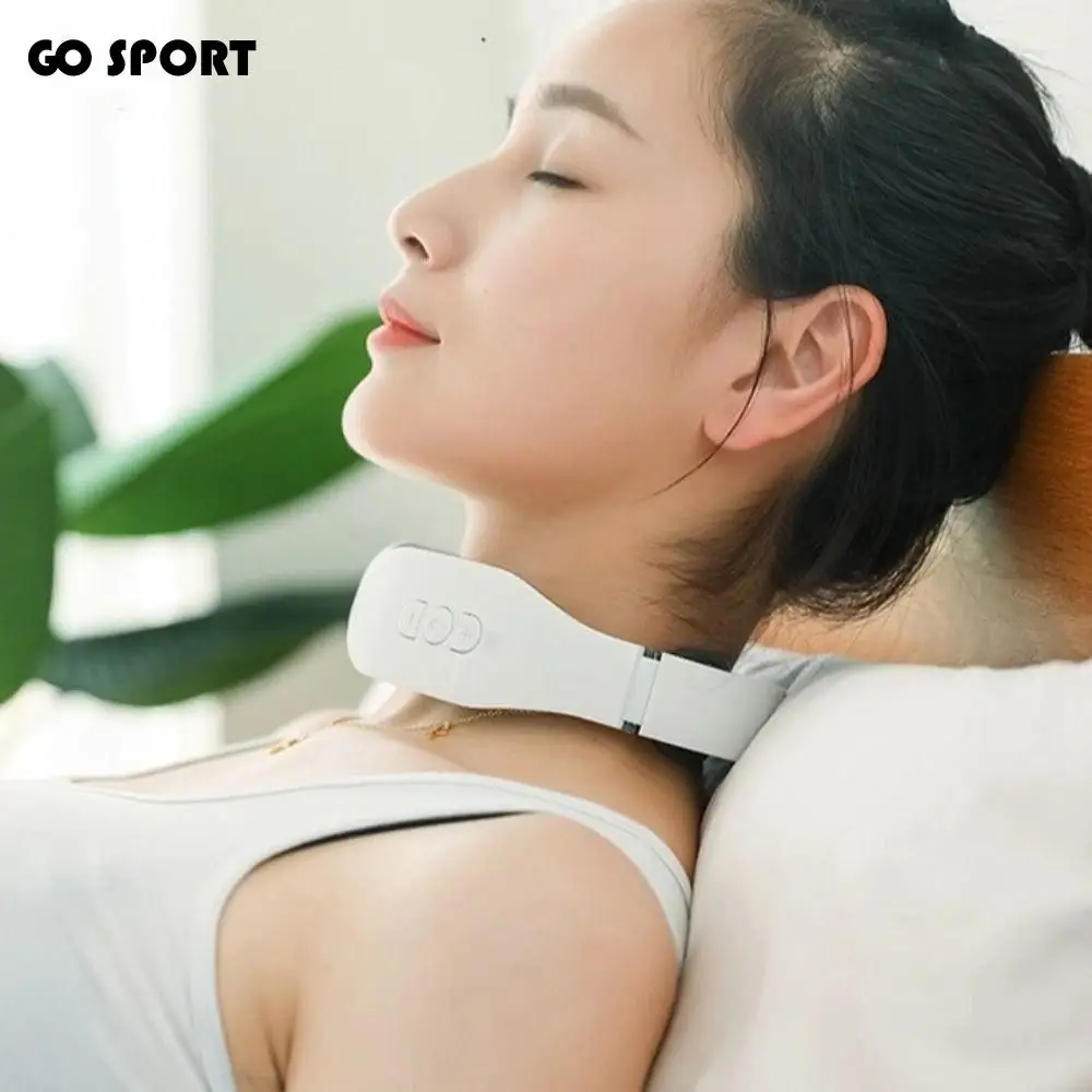 

Вибрационный электрический массажер для шеи, низкочастотный регулируемый массажер для шейного отдела позвоночника, беспроводная инфракрасная тепловая массажная подушка для плеч