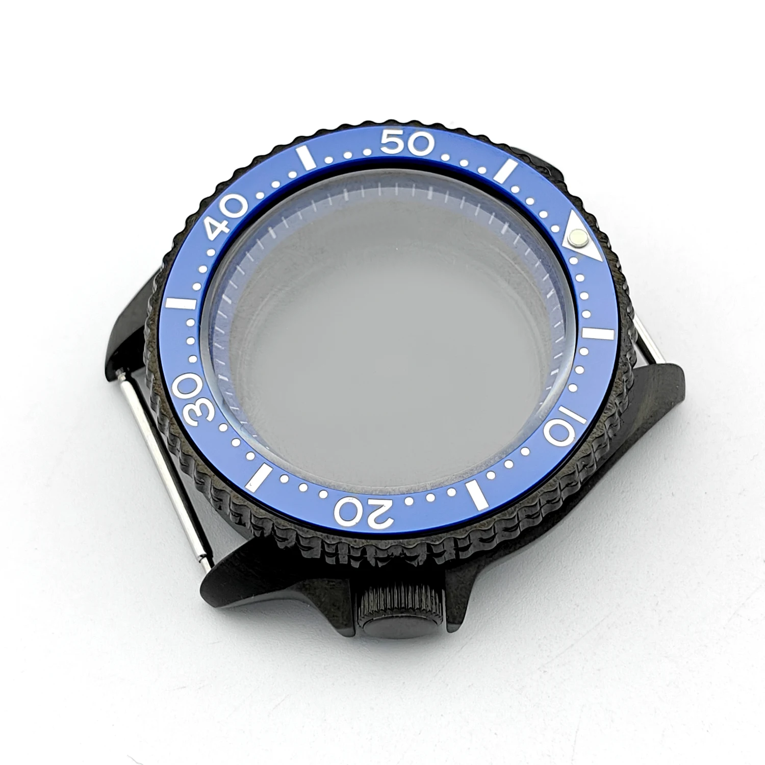 NEITON Black SKX Watch Case Crown at 4 O'Clock for SKX007 NH35 4R36 Steel Cases Sapphire Crystal MOD Accessories - view 6
