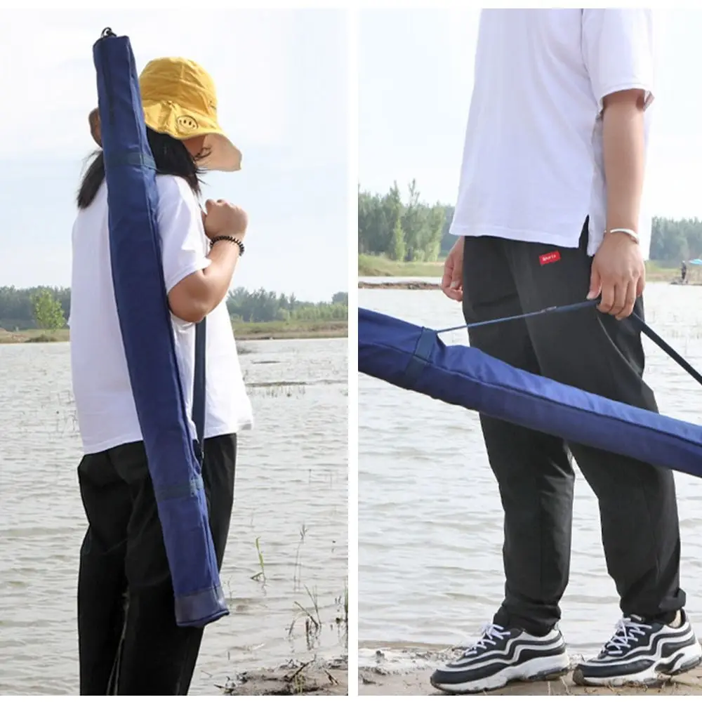 Folding Portable Fishing Tackle Storage Bag Multifunctional Large Capacity Fishing Gear Accessories Fishing Rod Bag Outdoors