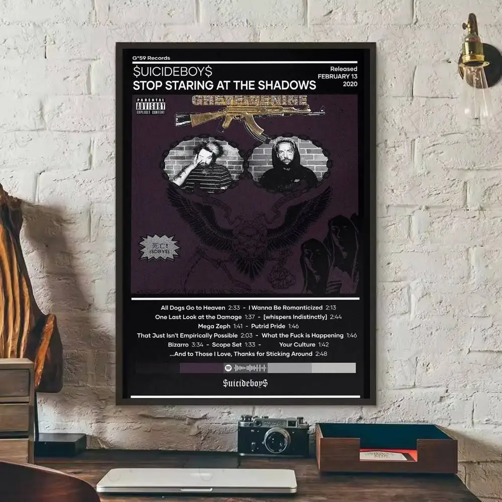 ملصق المغني الانتحاري ذاتي اللصق فني مقاوم للماء ملصق ورقي مقهى بار ديكور جدران الغرفة #6