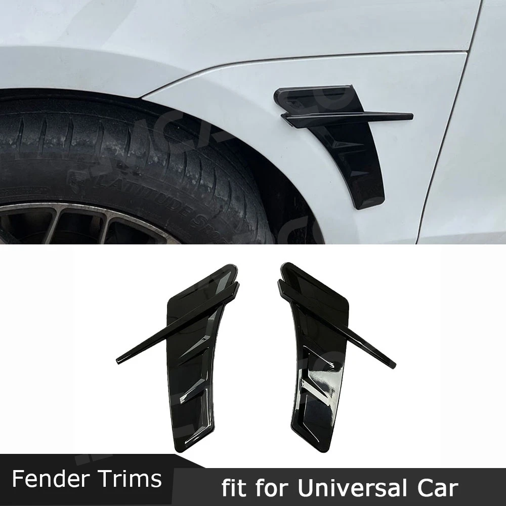 

Car Side Fender Trim Sticker Bumper Canards Splitters Universal for BMW for Benz For VW For Polo For Audi For Honda Accessories