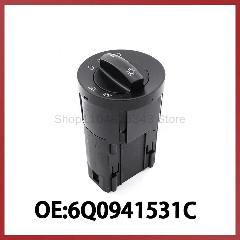 

6Q0941531C подходит для переключателя регулировки противотуманных фар Volkswagen, комбинированного переключателя управления фарами.