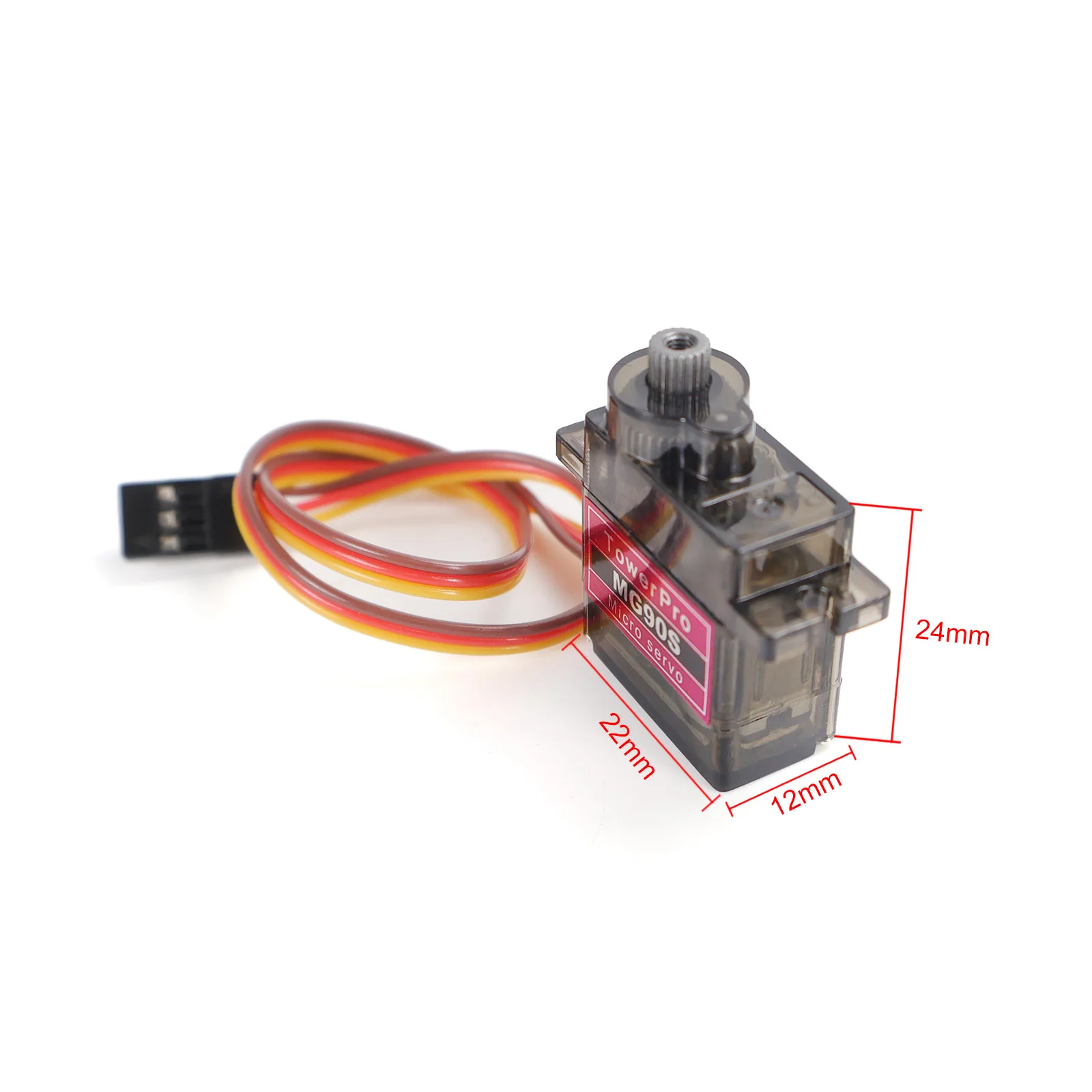 1/4/10 Stück MG90S Servo mit Vollmetallgetriebe 9g 180 360 SG90 Verbesserte Version für Hubschrauber Flugzeug Boot Auto MG90 Trex 450 RC Roboter – Detail 4