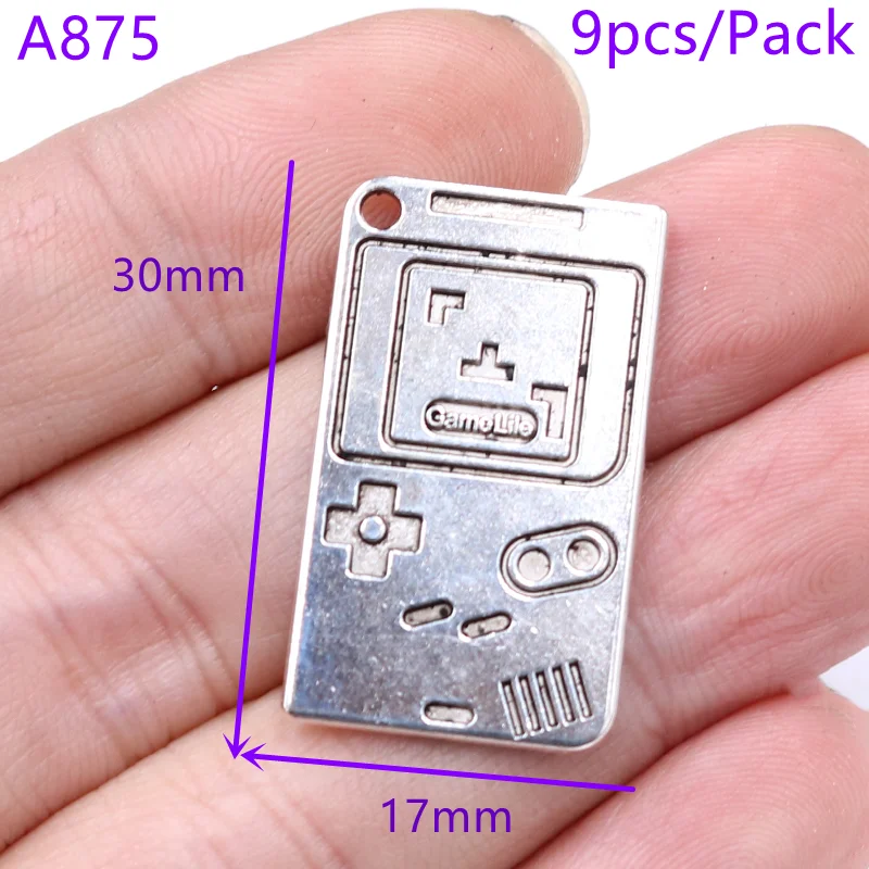 1 Pack Mixed Silver Plated Hip Hop Style Game Console Mouse Laptop Gamepad Pendant DIY Charms For Jewelry Crafts Making P1111