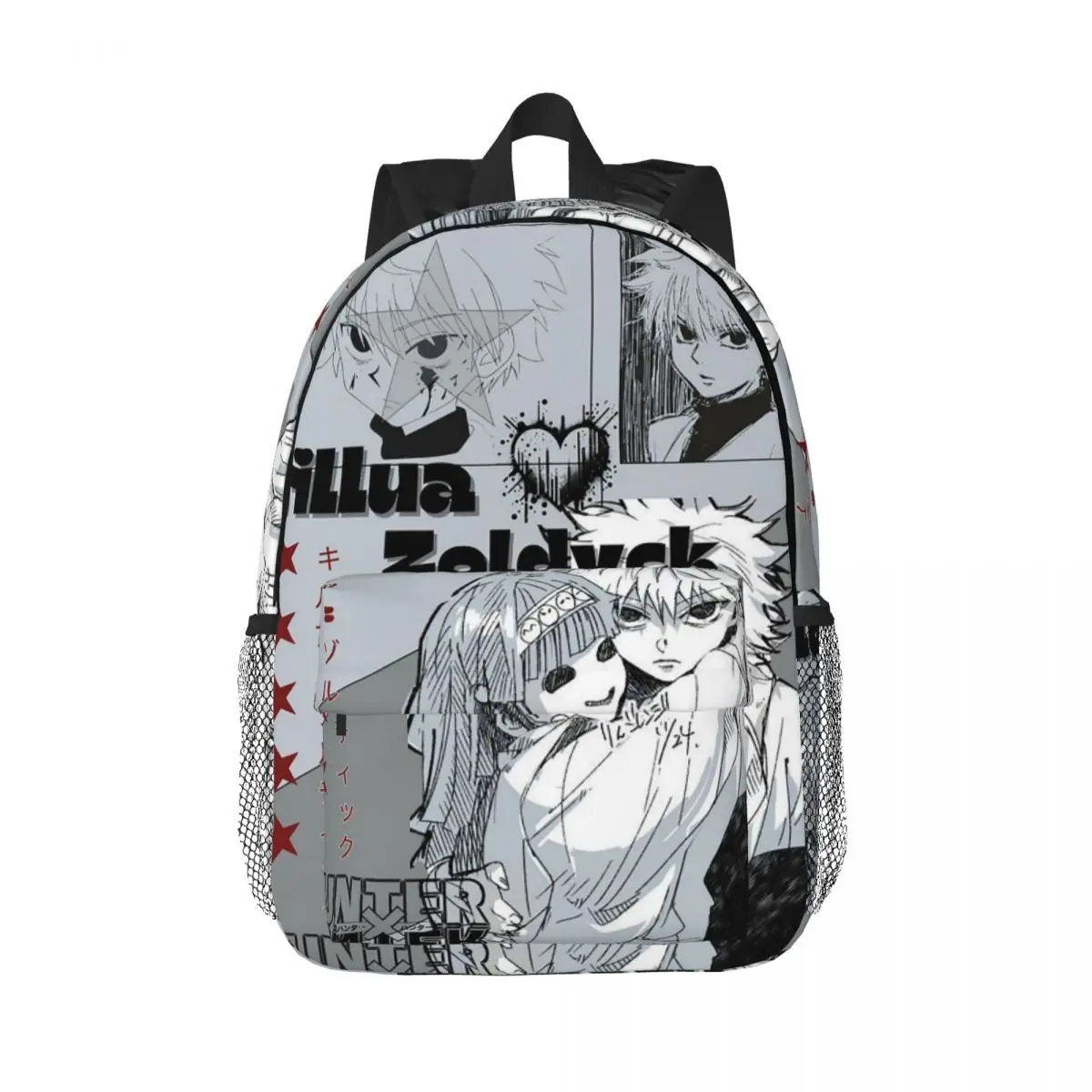 Killua Zoldyck Anime HXH Hunter Hunter Backpack Daypack Large Capacity Boys Girls BookBag Shoulder Bags for Men Women School Bag