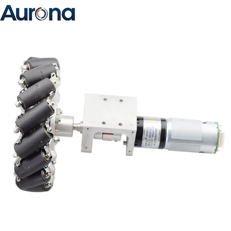 【Industrial】1 Set 100KG Big Load 152mm Omni Mecanum Wheel With 4pcs 24V 120W 230rpm Speed Encoder Motor For Arduino DIY Project