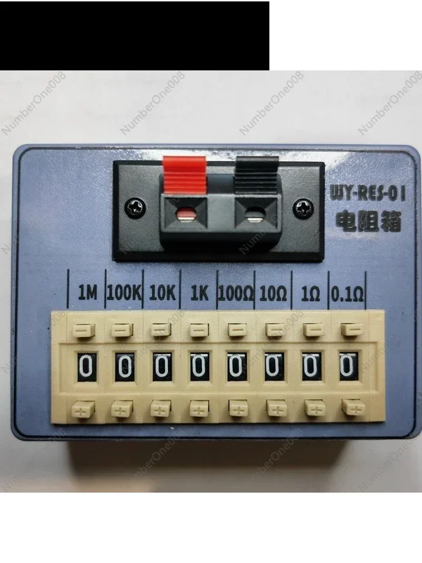 

Портативный карманный резисторный блок WY-RES-01, программируемый десятикратный резистор с DIP-переключателем, инструмент для электронных измерений и тестирования