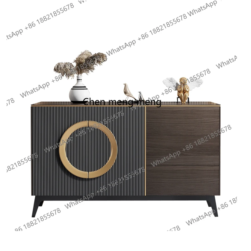 Light luxury, entrance cabinet, living room dining side cabinet, modern simple bedroom storage, decoration, shoe cabinet