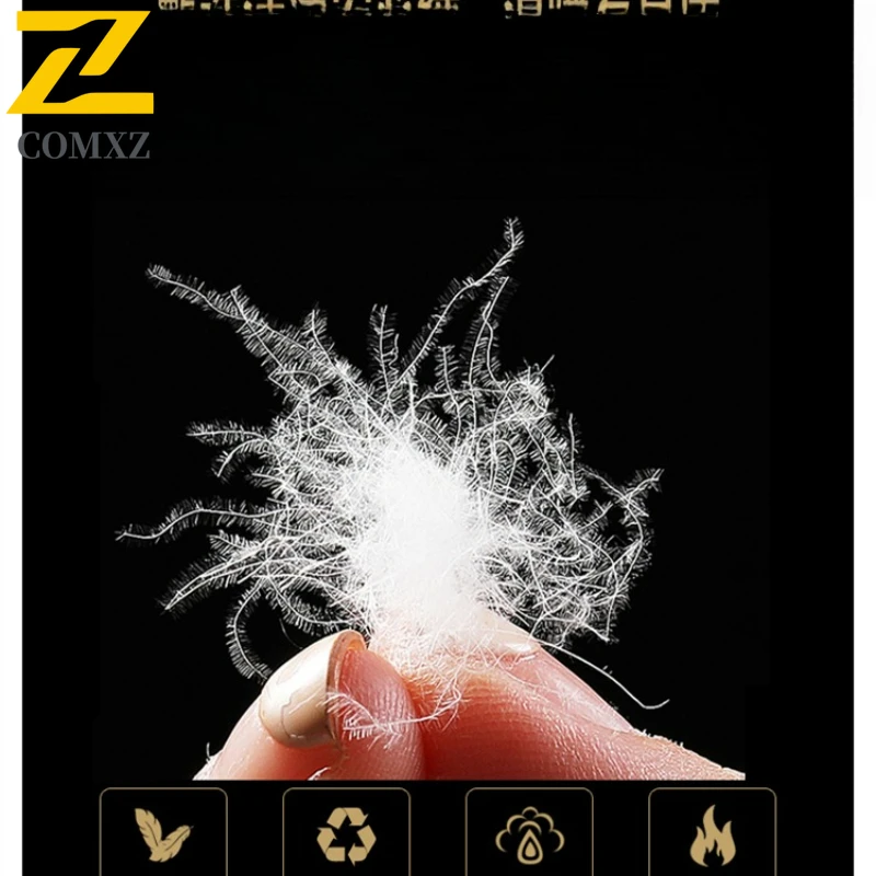 COMXZ Winter Down Jacket Men New Luxury Hooded Commute Office Lightweight Down Coat Trendy 90% Duck Down Thickened Warm Parka