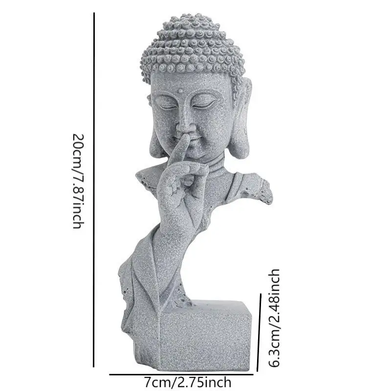 

Shakyamuni Buddha Creative Home Ornament Living Room Chinese Tea Room Buddha Gardening Ornament