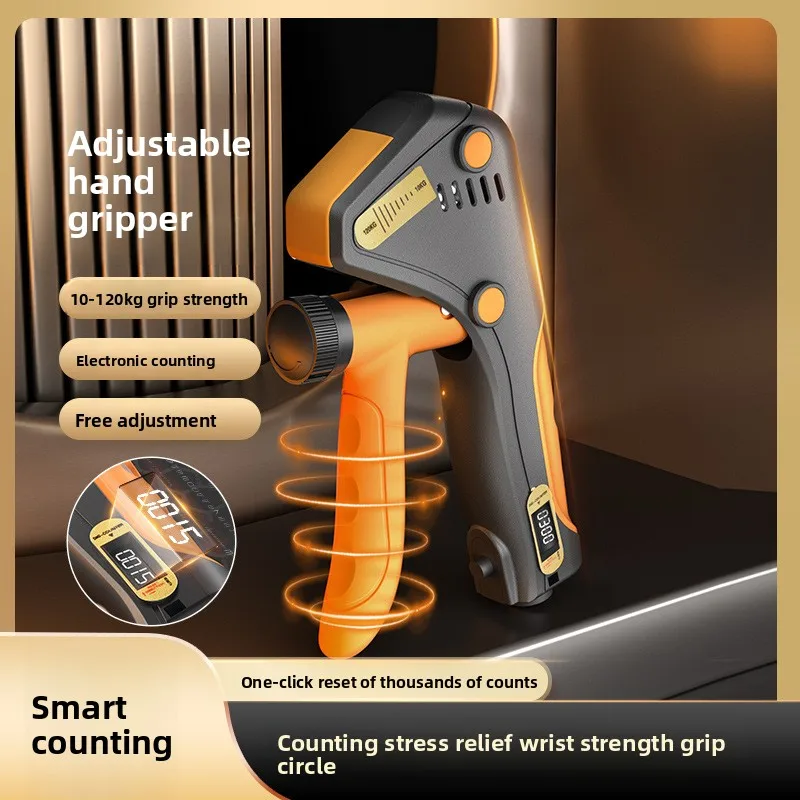 

Grip Strength Adjustable Electronic Counter for Male and Female Professional Arm Muscle Hand Strength Training Fitness Equipment