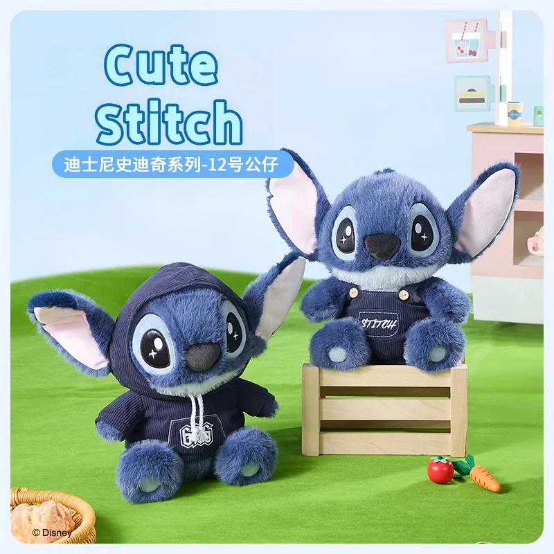 

Лило и Стич Сидящая Кукла Диснея Kawaii Мультфильм Аниме Аксессуары Для Вышивки Плюшевые Украшения Украшения Мужские и Женские Подарки