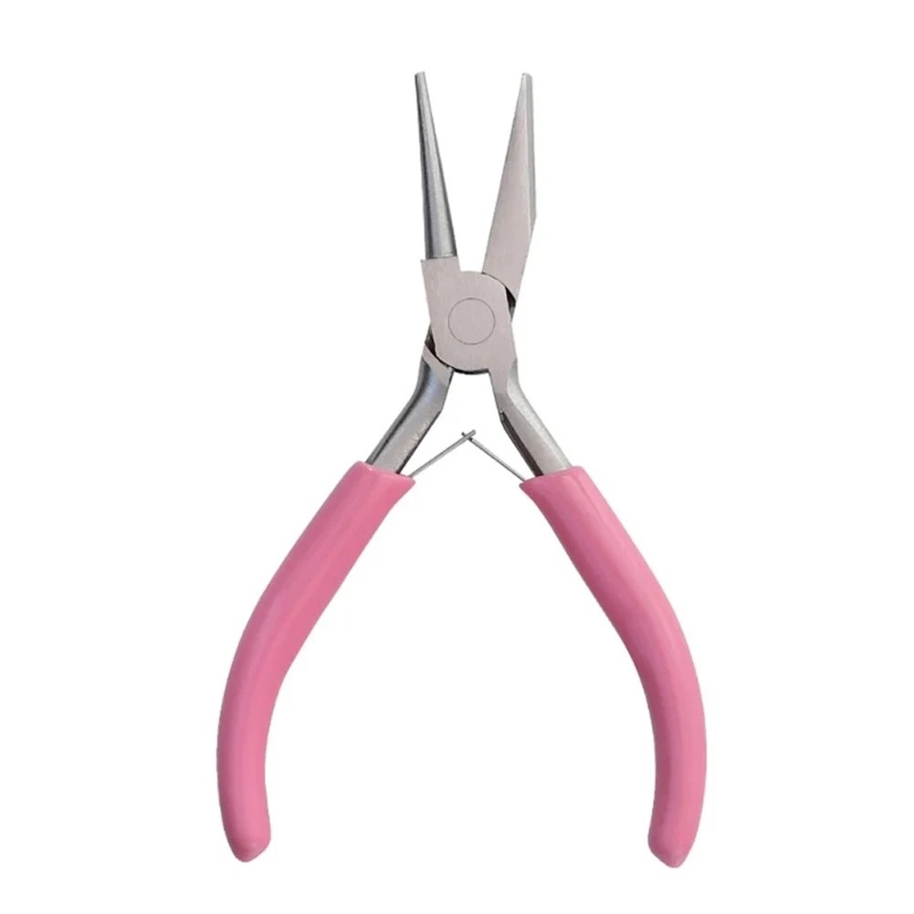 

DIY Handmade Jewelry Tools, Round Concave Pliers for Winding and Rolling, Non Slip Handle for Easy and Simple Use