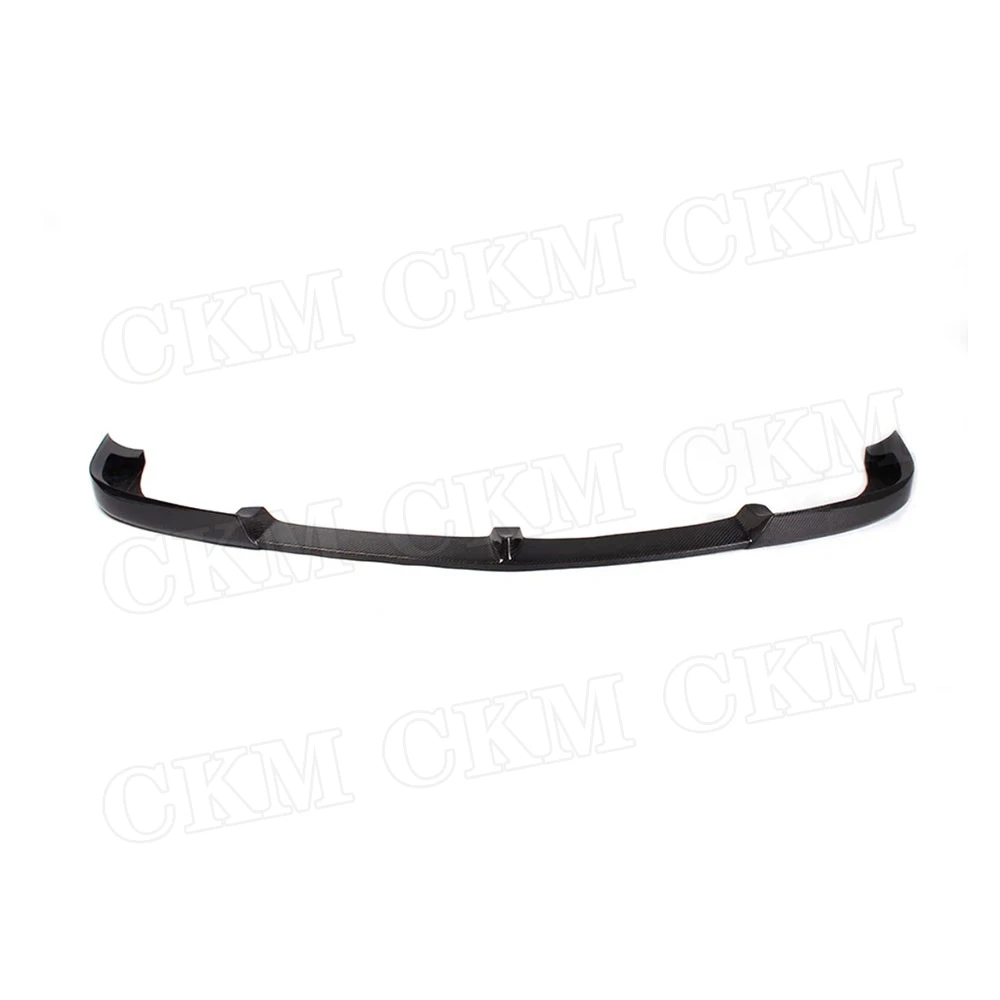 CKMUUER Carbon Fiber Head Chin Shovel Front Bumper Lip Spoiler For Benz E Class W212 E260 E300 E400 E63 AMG 2010-2013 FRP view 3