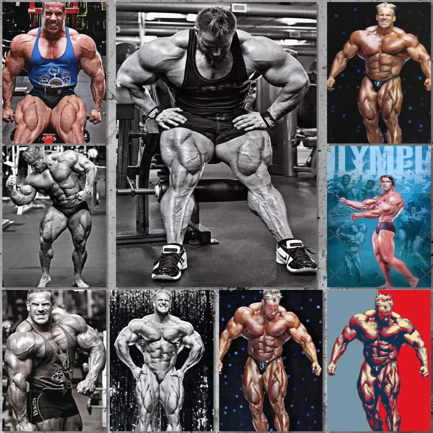 jay cutler bodybuilder Poster Canvas Art Poster and Wall Art Picture Print Modern Family bedroom Decor Posters