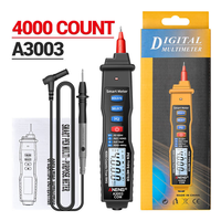 A3003 Digital Multimeter Pen Type Meter 4000 Counts Smart with Non Contact AC/DC Voltage Resistance Capacitance Hz Tester Tool