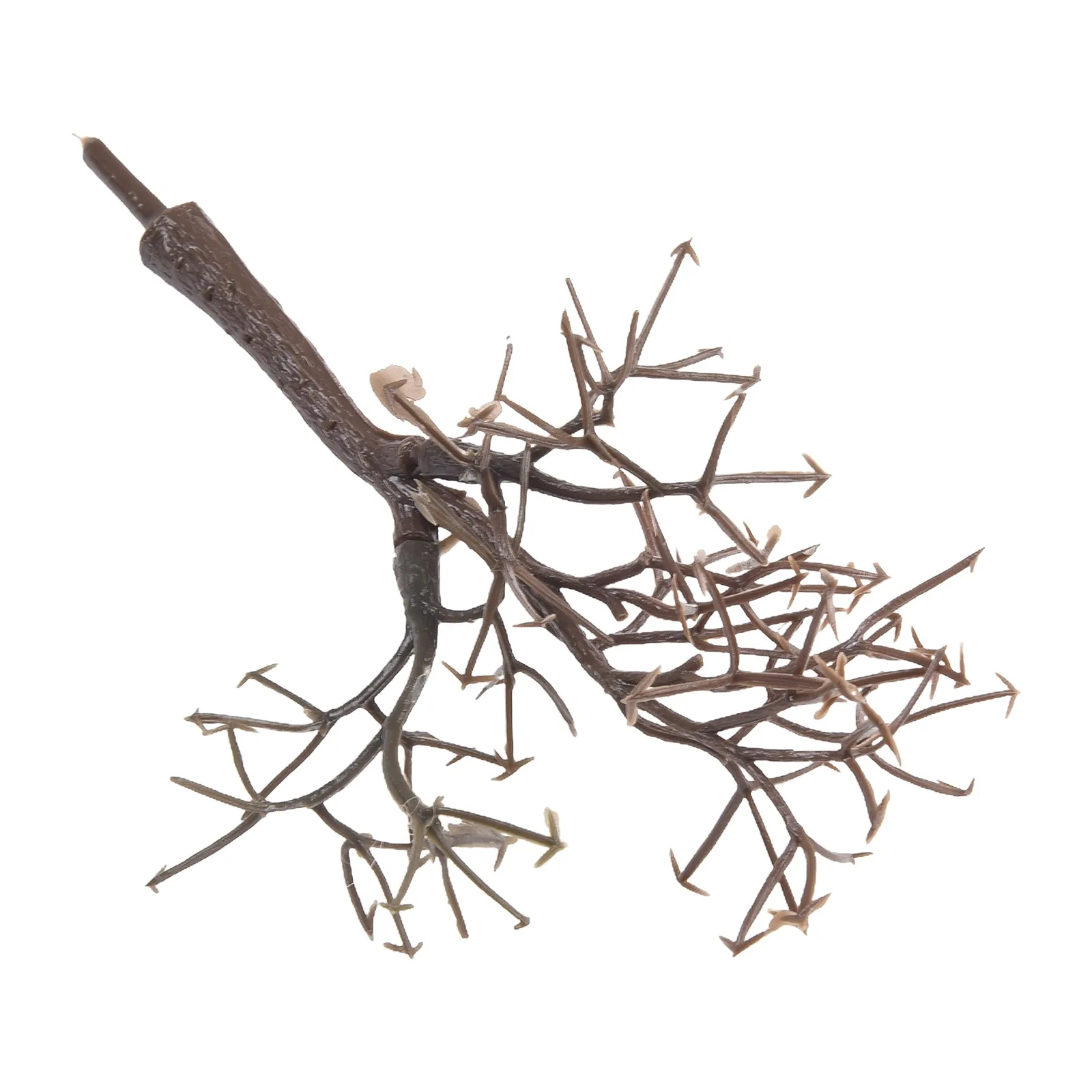 Modelo de paisaje de tronco de árbol desnudo para modelo de vía de tren y construcción, planta de simulación de utilería de fotografía de 12cm 1:75