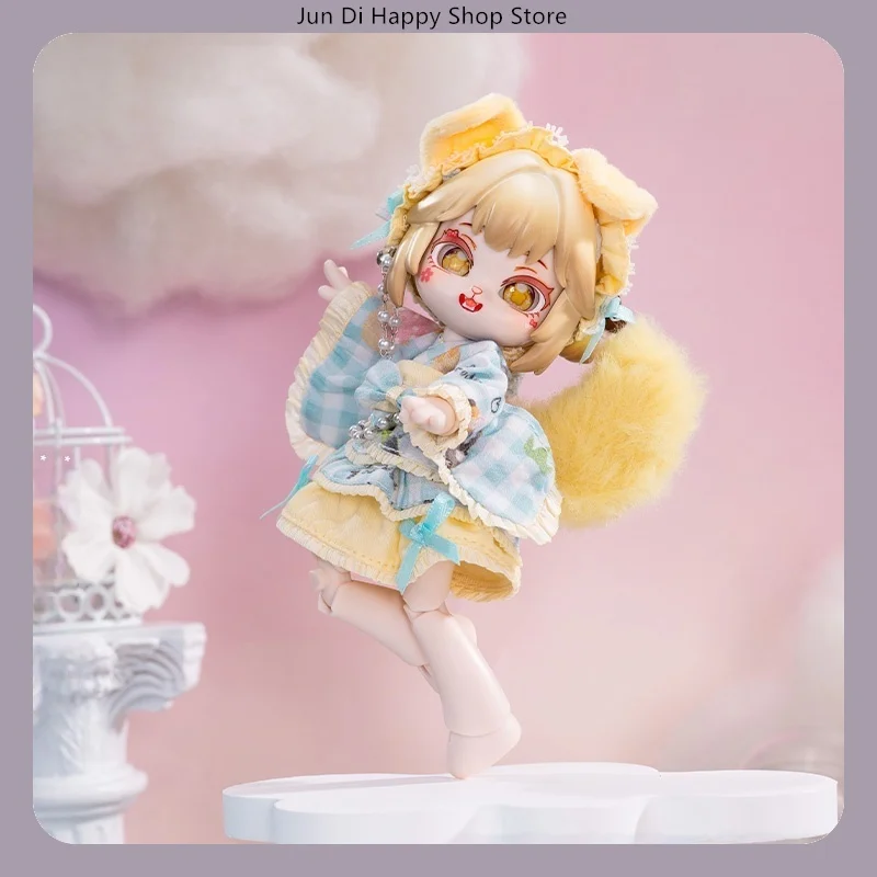 ​ COME4FREE 1/12 BJD poupée vêtements brise de mer Milkshake conte de fées série robe tenue ensemble pour OB11 poupée vêtements