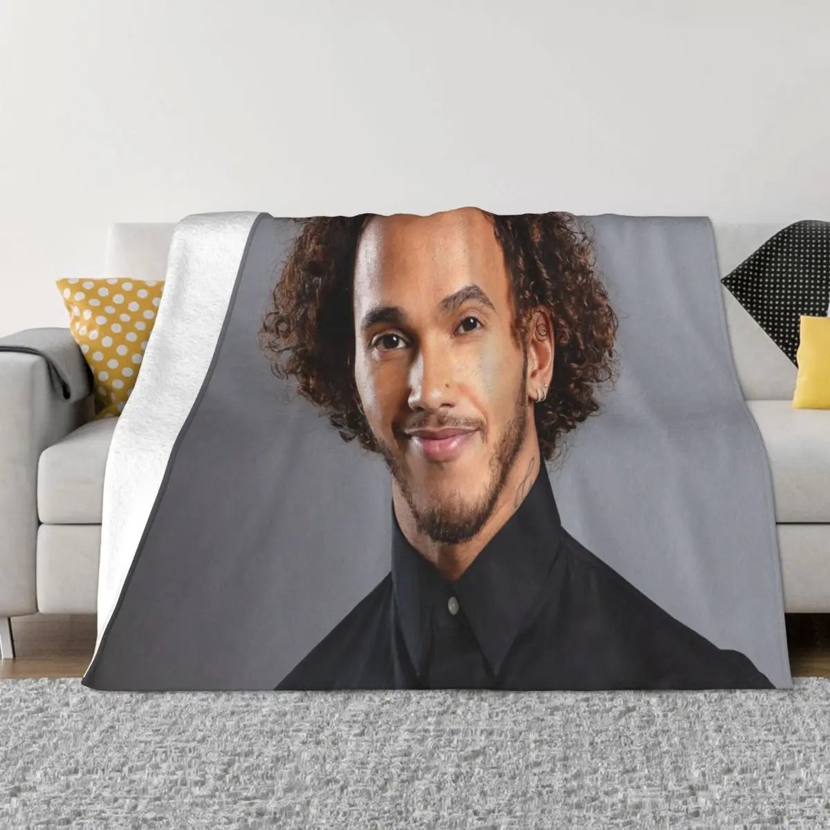 Lewis Hamilton Blanket Bed Sofa Cover Blanket Warm Lightweight Soft Flannel Animal Blanket Quilt Home Decoration