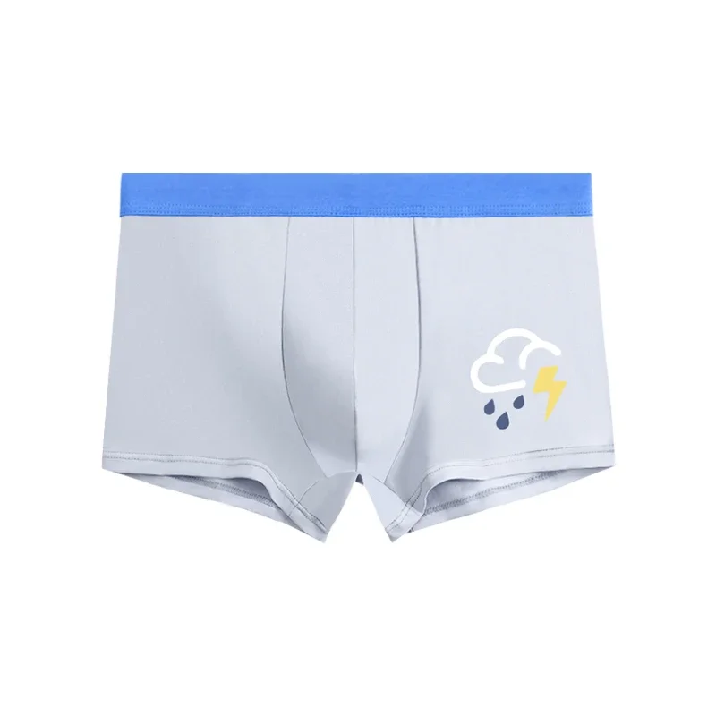 

Подростковое хлопковое нижнее белье, спортивные шорты для периода роста, антибактериальные и дышащие брюки с плоским передом.