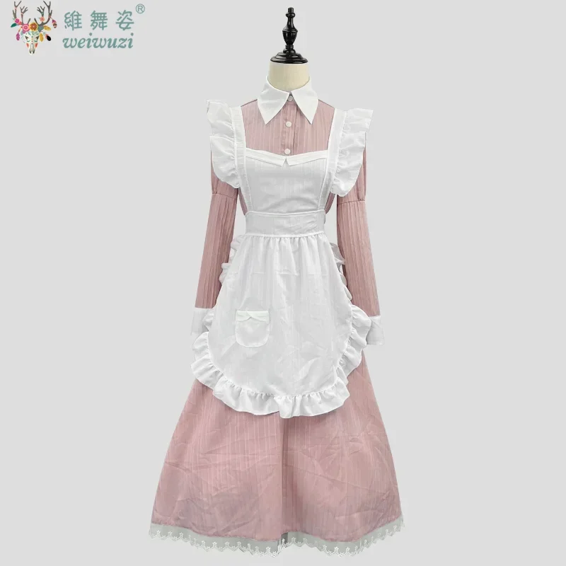 Mädchen Lolita Kleid Süße japanische Frauen Lolita Maid Kleid Fliege Harajuku Mädchen Hotsweet Maid Mini Kleid Y2k Anime Maiden