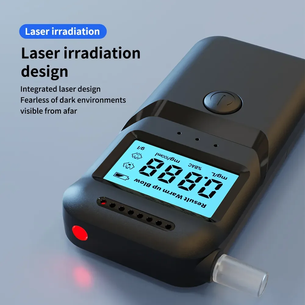 High Precision Portable 997 Alcohol Analyzer Drunk Tester Digital Breathalyzer Alcohol Breath Tester