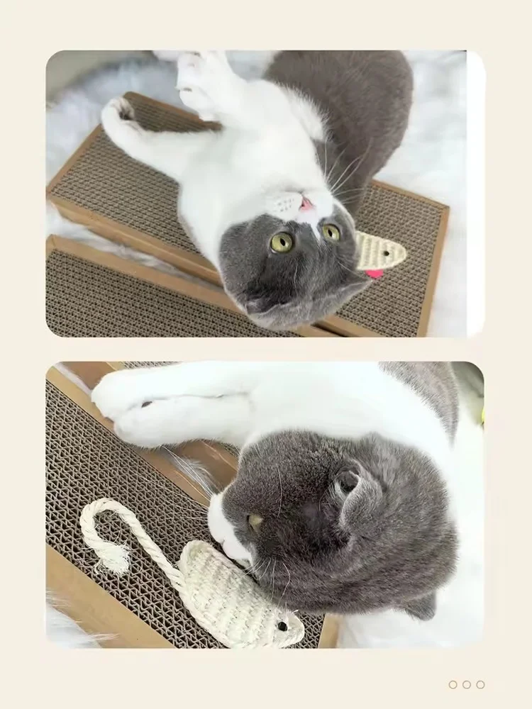 Huisdier Kat Krabplank Kat Kartonnen Mat Schraper Slijpen Klauw Speelgoed voor Kat Scratcher Kat Meubels Protector Kat Accesorios - afbeelding 2