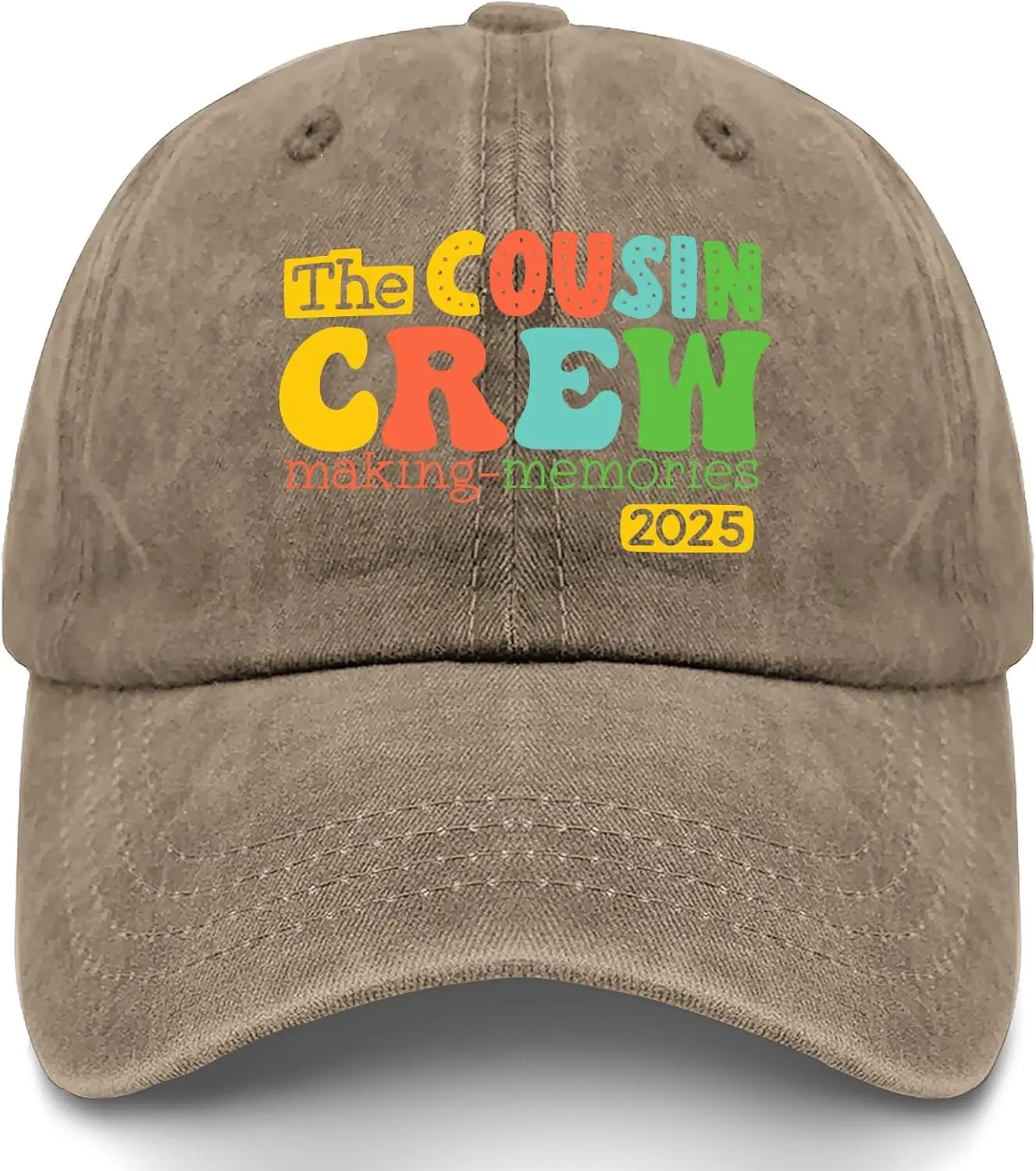 

Cousin Crew Cousins Trip 2025 Hat for Womens Stylish Washed Distressed Baseball Cap Next Day