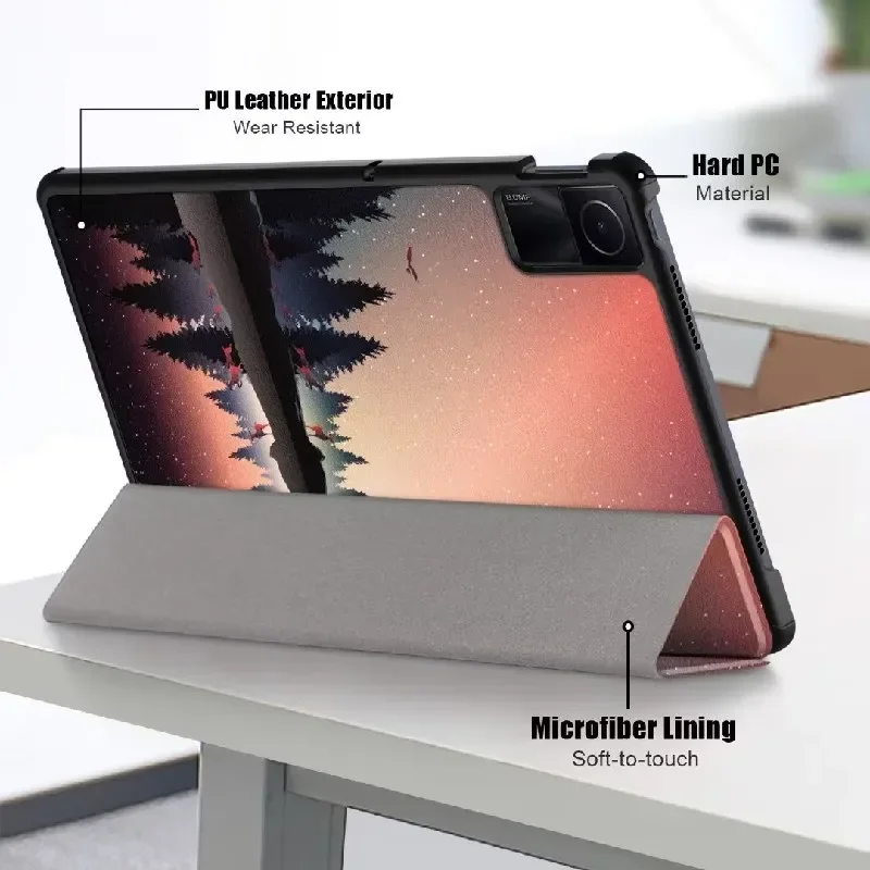 For Xiaomi Redmi Pad SE Case 11\'\' Mi Pad 6 5 Pro Magnetic Smart Folio Cover For Redmi Pad SE 11 inch 2023 Tablet Cover Cases