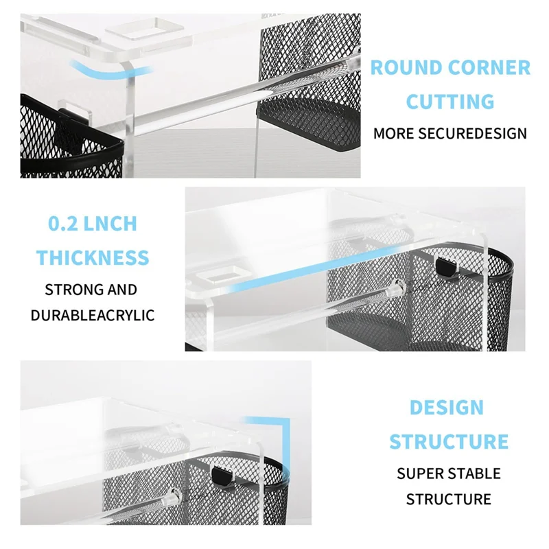 حامل لفاف ملصقات A64Z أكريليك للفات، ملصقات قابلة للطي لسطح المكتب للطابعة الحرارية