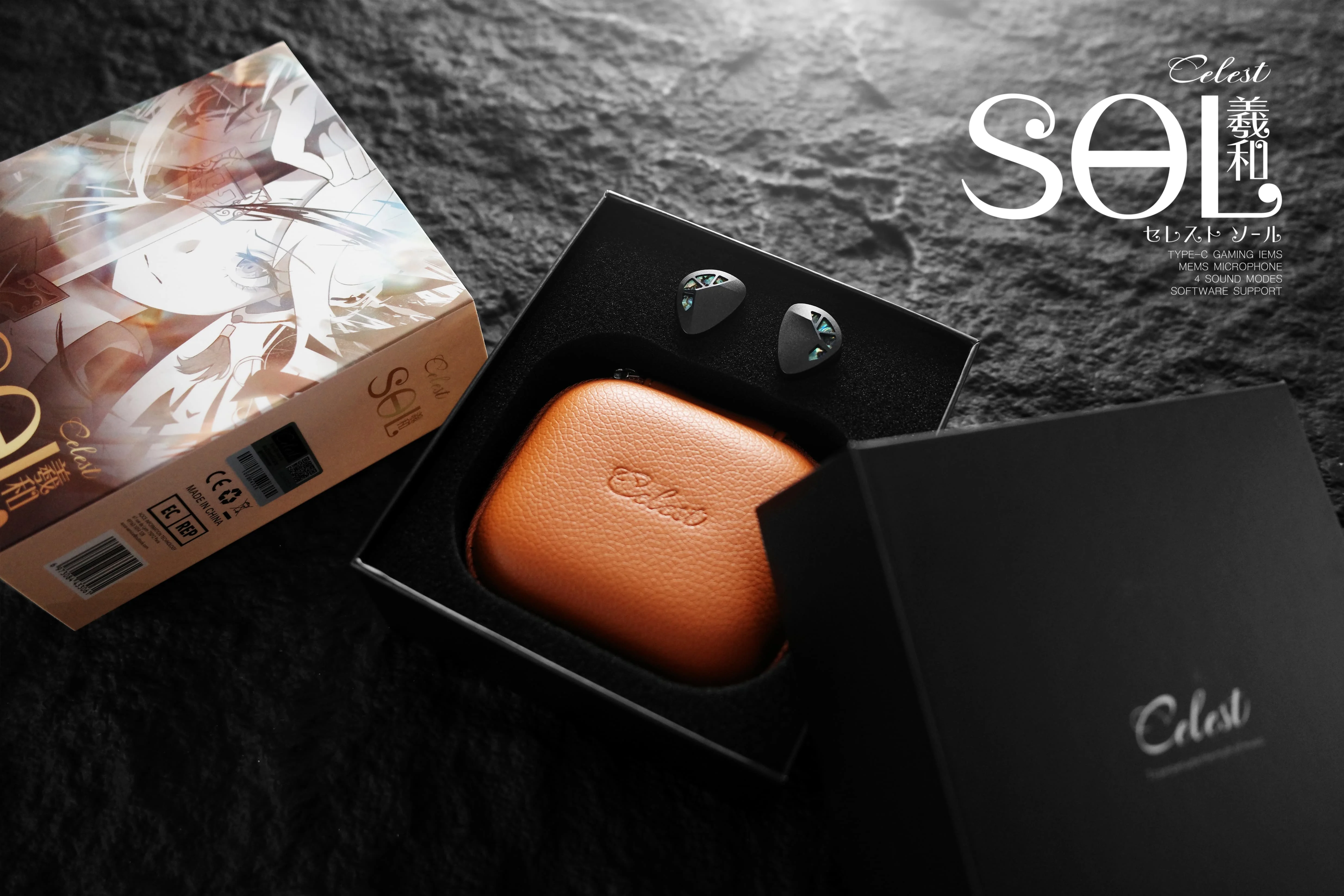 Kinera Celest Sol 헤드폰 1DD+1BC 이어폰형 이어폰, e스포츠 게임용 헤드셋 케이블용 듀얼 마이크 소음 제거 기능 포함