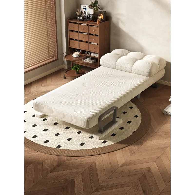 Small apartment lunch break bed bedroom household folding sofa bed escort bed recliner
