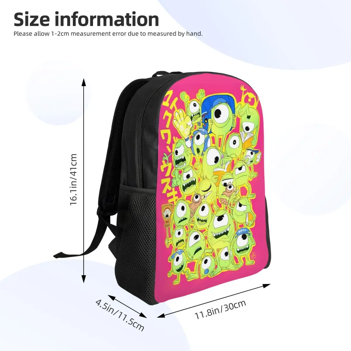 حقائب ظهر مايك وازوسكي للنساء والرجال حقيبة كتب عصرية للمدرسة والكلية وحوش الجامعة