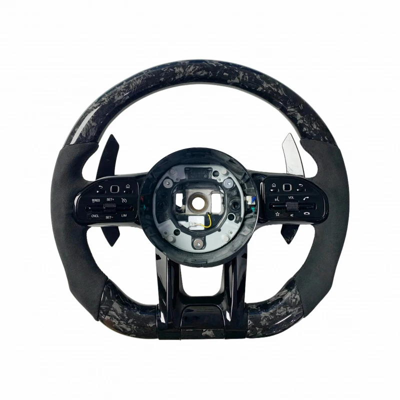 

Forged Pattern Steering Wheel for W204 W205 W212 W213 C180 C300 E200 E300 Custom Car Carbon Fiber
