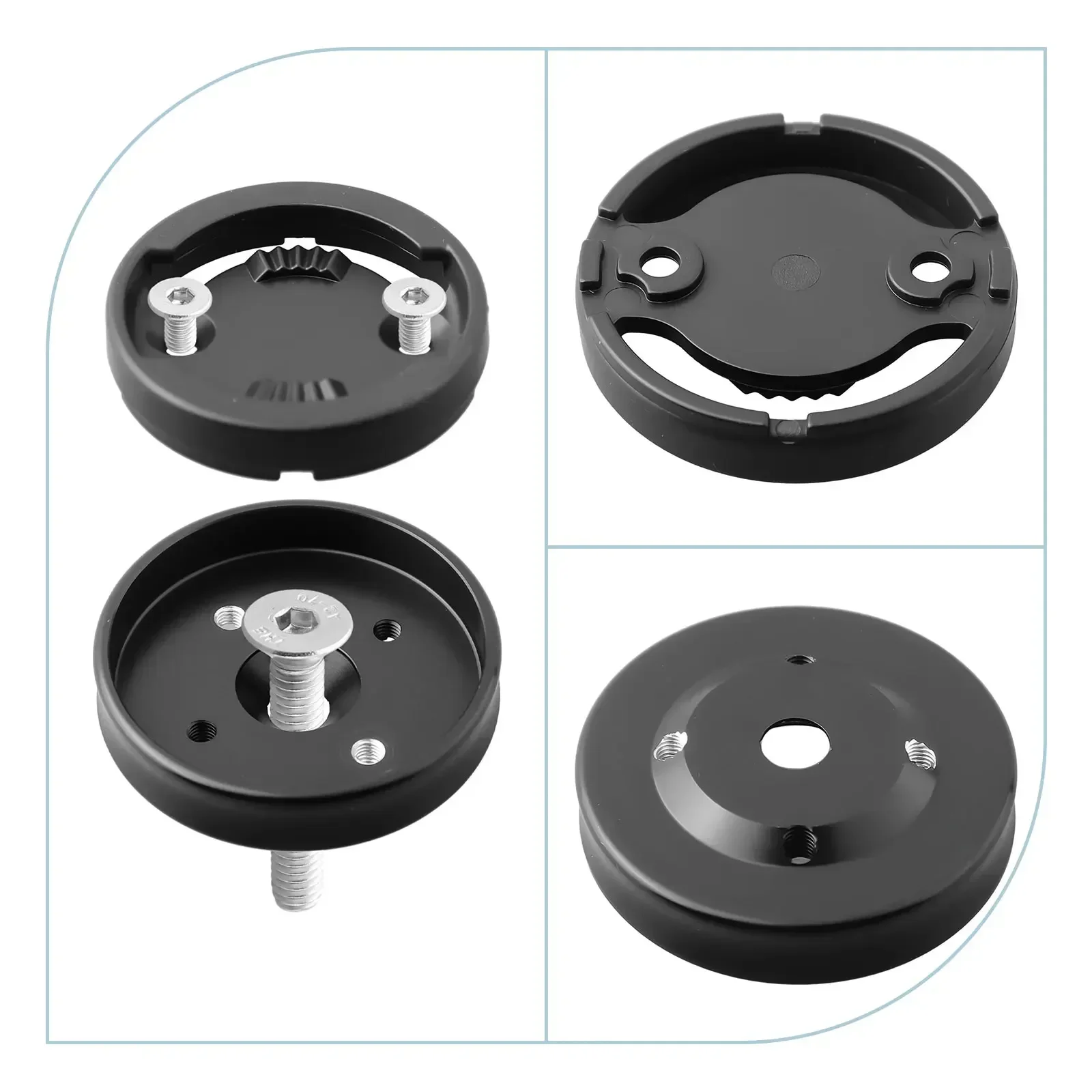 自転車コンピュータベースアルミボウルセットカバー用-POLARコンピュータバイクステムトップキャップ自転車アクセサリーサイクリングパーツ