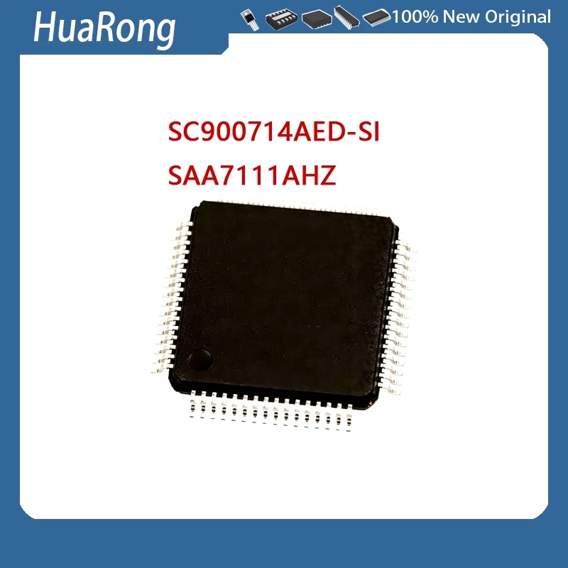 5PCS/LOT    SC900714AE D-SI   SC900714AED-SI    SAA7111AH    SAA7111AHZ   QFP64